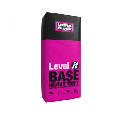LEVEL IT BASE HEAVY DUTY DEEP FILL SMOOTHING UNDERLAYMENT 25kg bag