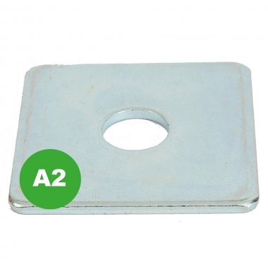 SQUARE PLATE WASHER A2 STAINLESS STEEL M10