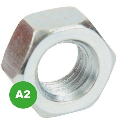 NUTS HEX FULL A2 STAINLESS STEEL M10