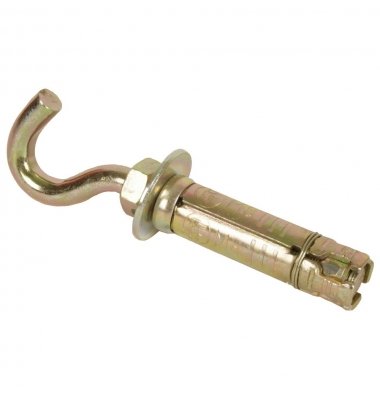 HOOK BOLT SHIELD ANCHOR ASSEMBLED M8x60