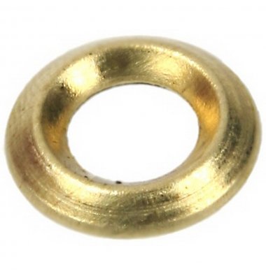 SOLID BRASS SURFACE SCREW CUP WASHERS NO.14