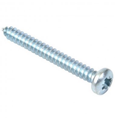 SELF TAPPING SCREW BZP PAN RECESSED 6x1.1/4