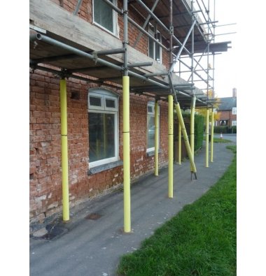 HI-VIS SCAFFOLD PROTECTOR TUBES 2Mx50MM