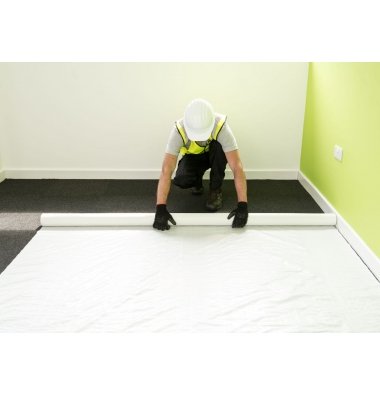 POLYPROPOLENE FLOOR PROTECTION WHITE 2Mx50M