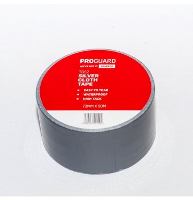 SILVER CLOTH TAPE 72MMx50M