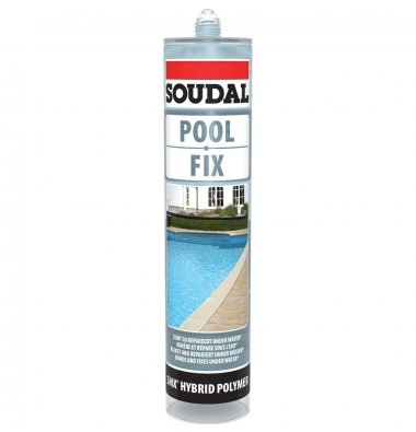 SOUDAL POOL FIX ADHESIVE - 290ml - aqua blue